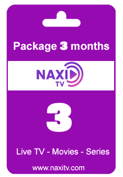 Package 3 months NAXI TV